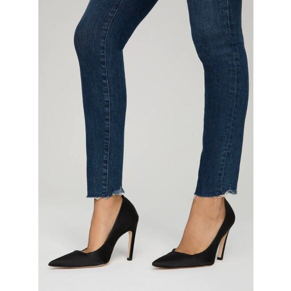 Good American Jeans Good Legs Skinny Chewed Hem 2 / 26 - Picture 7 of 13